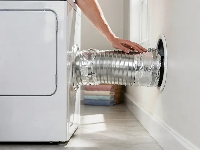 Professional dryer vent hose installation by Hilton Head Island Dryer Vent Cleaning in Hilton Head Island
