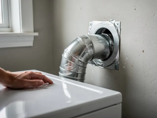 Hilton Head Island Dryer Vent Cleaning expert performing professional dryer vent repair and installation in Hilton Head Island